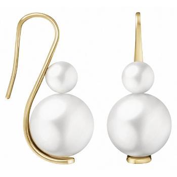 Calvin Klein Cercei placați cu aur cu perle de jaz KJCEJE140100