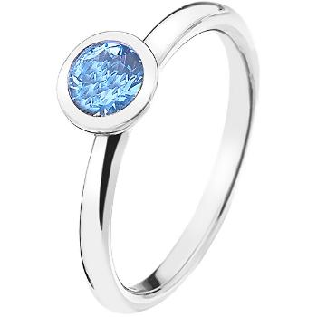 Hot Diamonds Inel din argint Emozioni Scintilla Blue Peace ER022 54 mm
