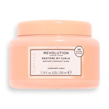 Revolution Haircare Mască de noapte pentru păr creț și ondulat Restore My Curls (Overnight Mask) 220 ml