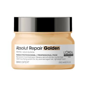 L´Oréal Professionnel Mască regeneratoare pentru păr fin deteriorat Serie Expert Absolut Repair GoldQuinoa + Protein (Golden Masque) 250 ml