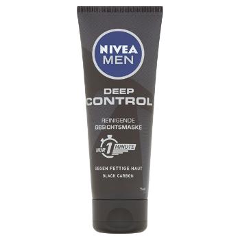 Nivea Men (Deep Control) 75ml Mască de curățare pentru bărbați cu cărbune negru