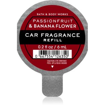 Bath & Body Works Passionfruit & Banana Flower parfum pentru masina rezervă 6 ml