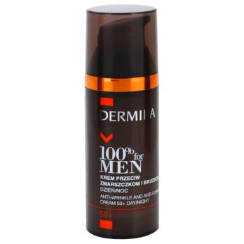 Dermika 100% for Men Crema impotriva ridurilor profunde. 50+ 50 ml