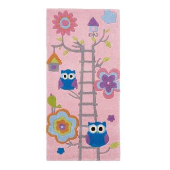 Covor pentru copii Think Rugs Hong Kong Pinkkie, 70 x 140 cm,