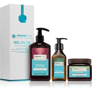 Arganicare Argan Oil & Shea Butter set cadou(pentru hidratare si stralucire)