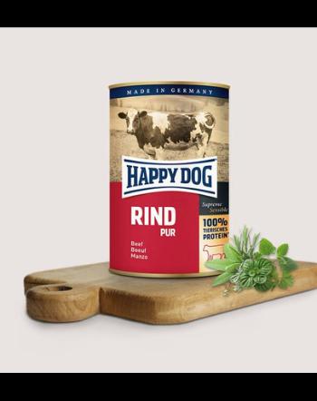 HAPPY DOG Rind Pur cu vită 200 g