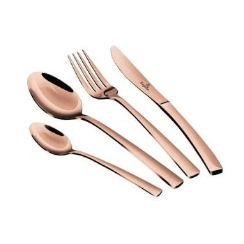 Set de tacâmuri de 24 de piese Berlinger Haus Rosegold Metalllic Mirror Line