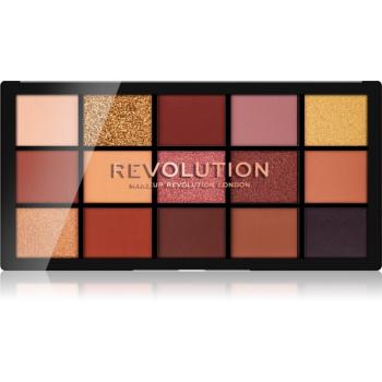 Makeup Revolution Reloaded paleta farduri de ochi culoare Velvet Rose 15 x 1.1 g