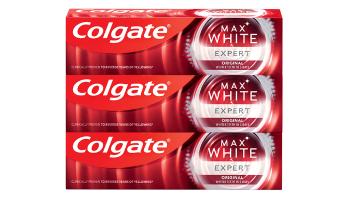 Colgate Pastă de dinți pentru albire Max White Expert Bulldog Original 3 x 75 ml