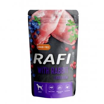 RAFI by Dolina Noteci, Iepure, plic hrană umedă câini, (în aspic), 500g