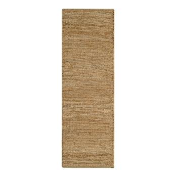 Covor tip traversă în culoare naturală handmade din iută 66x200 cm Soumak – Asiatic Carpets