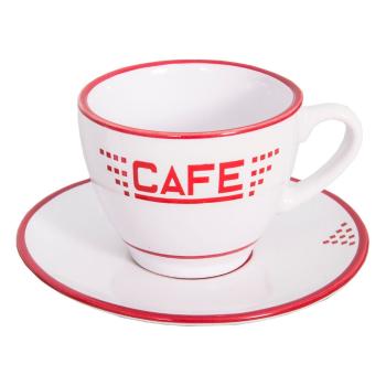 Ceașcă din ceramică Antic Line Cafe, alb