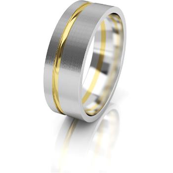 Art Diamond Inelul de nuntă pentru femei confecționat din aur AUG139 56 mm