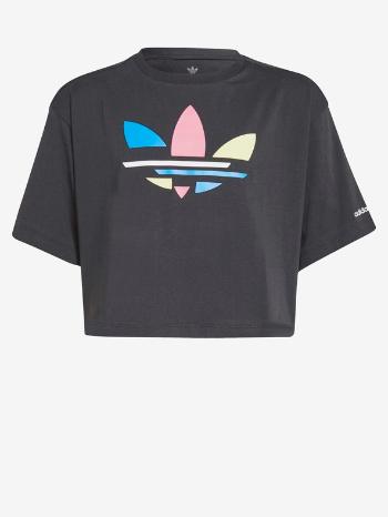 adidas Originals Cropped Tricou pentru copii Negru