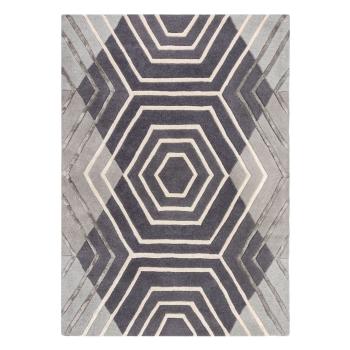 Covor din lână Flair Rugs Harlow, 120 x 170 cm, gri