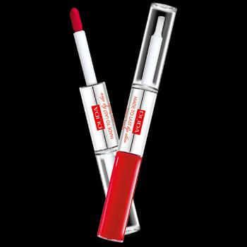 PUPA Milano Ruj lichid cu persistenșă îndelungată (Made To Last Lip Duo (Liquid Lip Colour) 2 x 4 ml 006 Fire Red