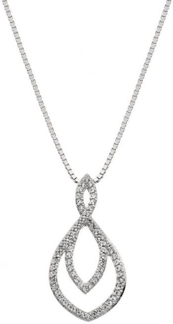 Hot Diamonds Colier de argint cu diamant autentic Lily DP733