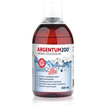 Aura Herbals Argentum 200 Collodial Silver 50 ppm tonic pentru curatare cu argint coloidal 500 ml