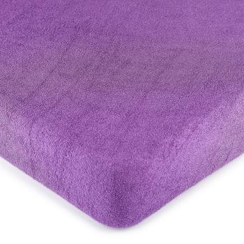 Cearșaf de pat 4Home, din frotir, violet, 180 x 200 cm, 180 x 200 cm