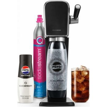 Aparat SodaStream Art Black Pepsi Zero Mpackde apă minerală