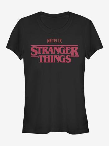 ZOOT.Fan Netflix Stranger Things Logo Tricou Negru