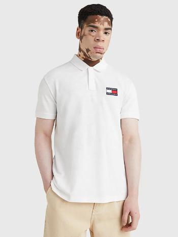 Tommy Jeans Polo Tricou Alb