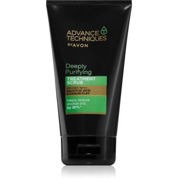 Avon Advance Techniques Deeply Purifying peeling de curățare profundă pentru par gras 150 ml