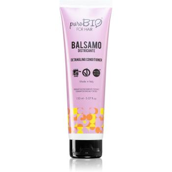 puroBIO Cosmetics Detangling Conditioner balsam revitalizant pentru par usor de pieptanat 150 ml