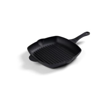 Tigaie de tip grill din fontă 28x28 cm – Holm