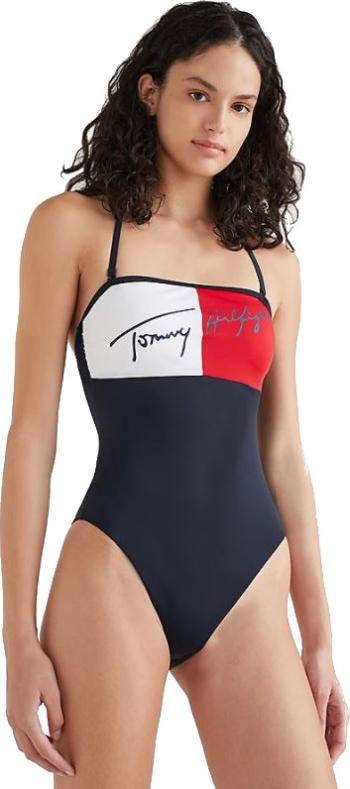 Tommy Hilfiger Costum de baie dintr-o bucată pentru damă Bandeau UW0UW03466-DW5 XS