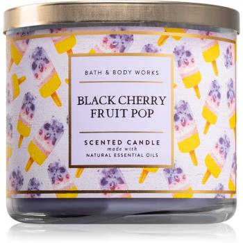 Bath & Body Works Black Cherry Fruit Pop lumânare parfumată 411 g