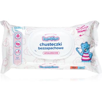 Bambino Baby Unscented Wet Wipes servetele umede ultra-delicate pentru nou-nascuti si copii 57 buc