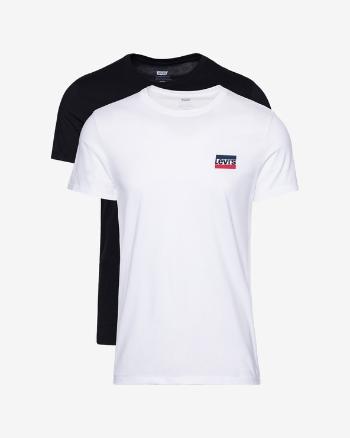 Levi's® Tricou 2 buc Negru Alb