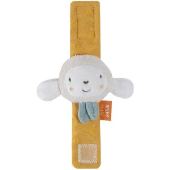 BABY FEHN fehnNATUR Wrist Rattle Sheep zornăitoare de ținut în mână 1 buc