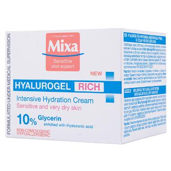 Mixa Cremă de Zi Intensă Hidratantă (Hyalurogel Rich Cream) Cremă (Hyalurogel Rich Cream) 50 ml