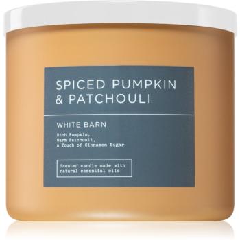 Bath & Body Works Spiced Pumpkin & Patchouli lumânare parfumată 411 g