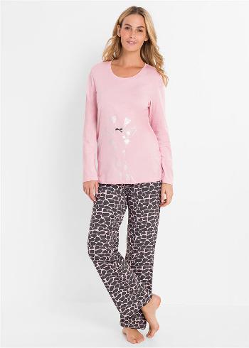 Pijama cu print tip "folie"