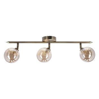 Plafonieră în culoarea bronz cu abajur din sticlă ø 10 cm Rodia – Candellux Lighting