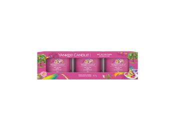 Yankee Candle Set de lumânări votive in sticlă Art in the Park 3 x 37 g