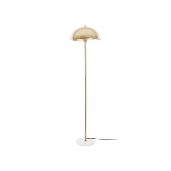 Lampadar auriu cu abajur din metal (înălțime 154 cm) Waved – Leitmotiv