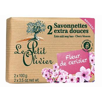 Le Petit Olivier Extra Gentle Soap Cherry Blossom 2 x 100g