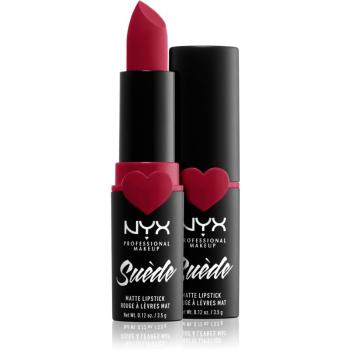 NYX Professional Makeup Suede Matte  Lipstick ruj mat culoare 09 Spicy 3.5 g