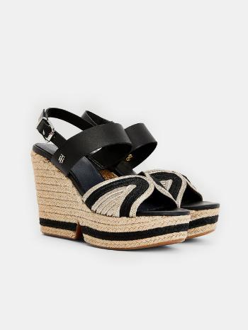 Tommy Hilfiger Pantofi cu platformă ortopedică Negru