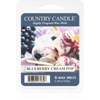 Country Candle Blueberry Cream Pop ceară pentru aromatizator 64 g