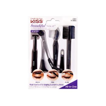 KISS Set pentru aranjarea sprâncenelor Beautiful Tool Kit Brows