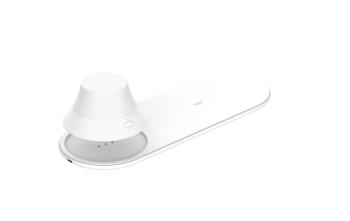 Incarcator wireless cu iluminare nocturna - alb - Mărimea 9 x 5,5 x 23,9 cm