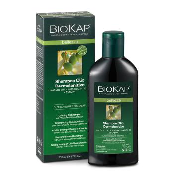 Biokap Șampon calmant pentru păr cu ulei de măsline și nalbă 200 ml