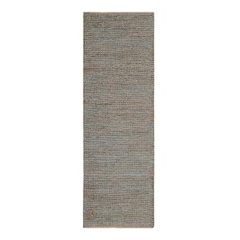 Covor tip traversă gri deschis handmade din iută 66x200 cm Soumak – Asiatic Carpets