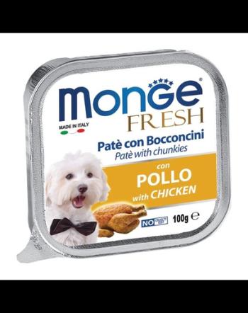 MONGE Fresh hrană umedă pentru câini sub formă de pate, cu pui 100 g