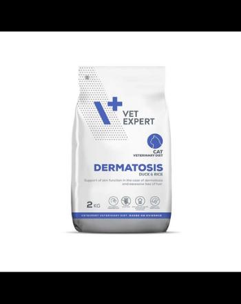 VET EXPERT Veterinary Diet Cat Dermatosis 2 kg dieta veterinara pisici cu afectiuni ale pielii